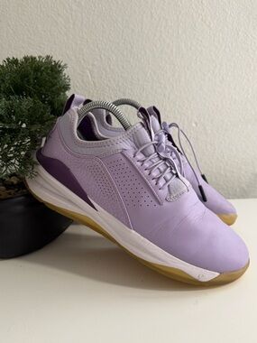 Clove Women's Lavender Athletic Sneakers with Deep Purple Accents